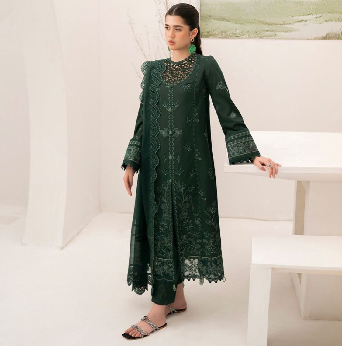 QALAMKHAR  Hit Article 3Pc Unstitiched Heavy In Winter Collection