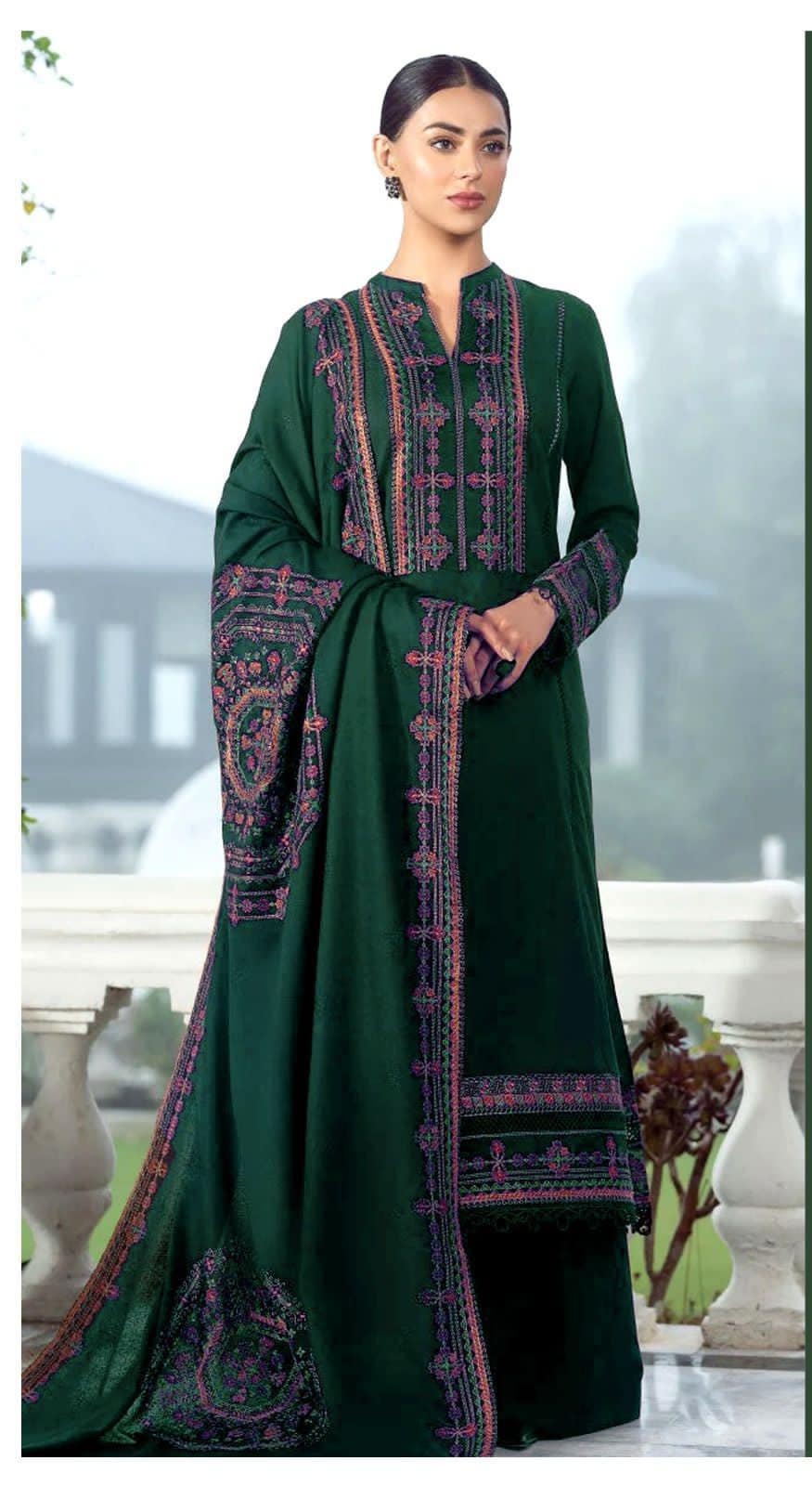 Elaf Premium EKW-01B Arzoo Luxury Winter Collection