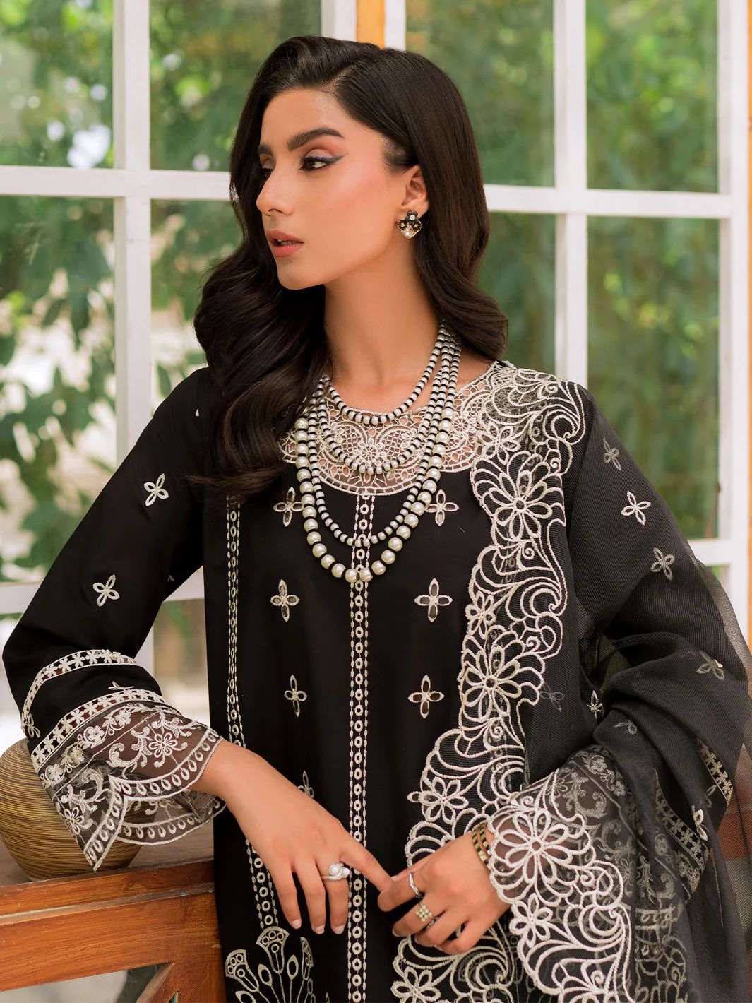 MAHNUR 3pc Unstitched Wedding Winter Collection  CODE :AZ2012