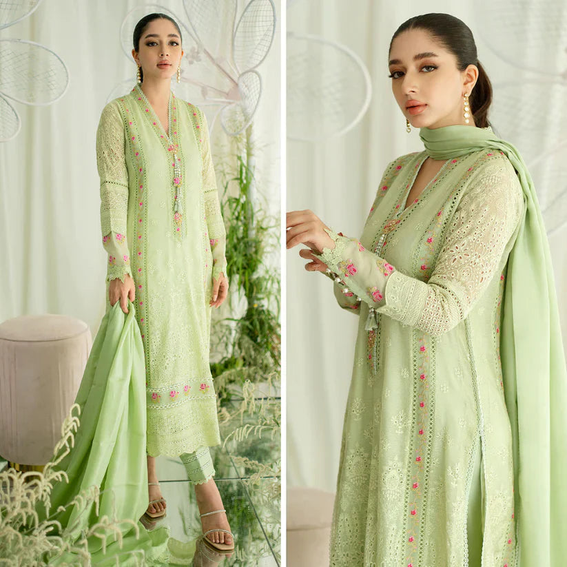 FARAH TALIB AZIZ 3pc Unstitched Wedding Winter Collection  Code:AZ 6067