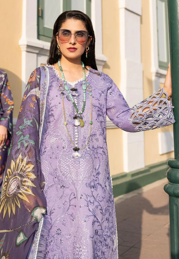 Mushq 3PC LAWN EMBROIDERED