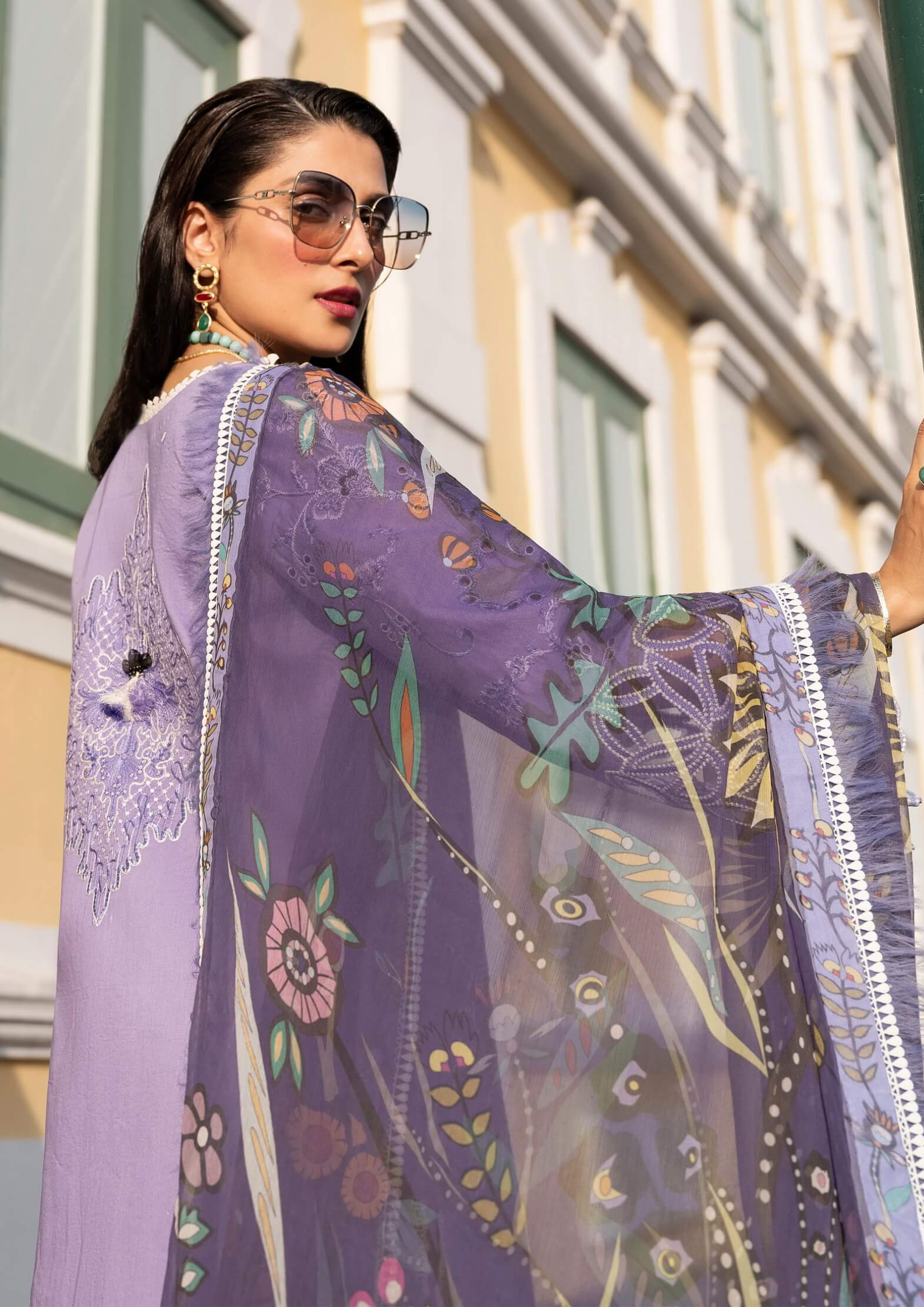 Mushq 3PC LAWN EMBROIDERED