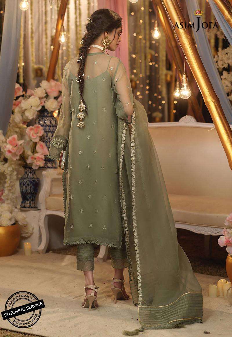 ASIM JOFA ORGENZA FORMAL DRESS (AF-OG21)