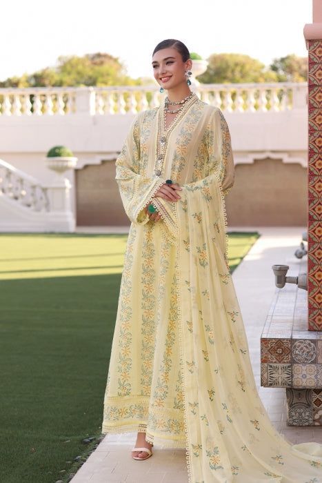 BAREEZE 3pc Unstitched TOp Trending Wedding Winter Collection  Code:6051