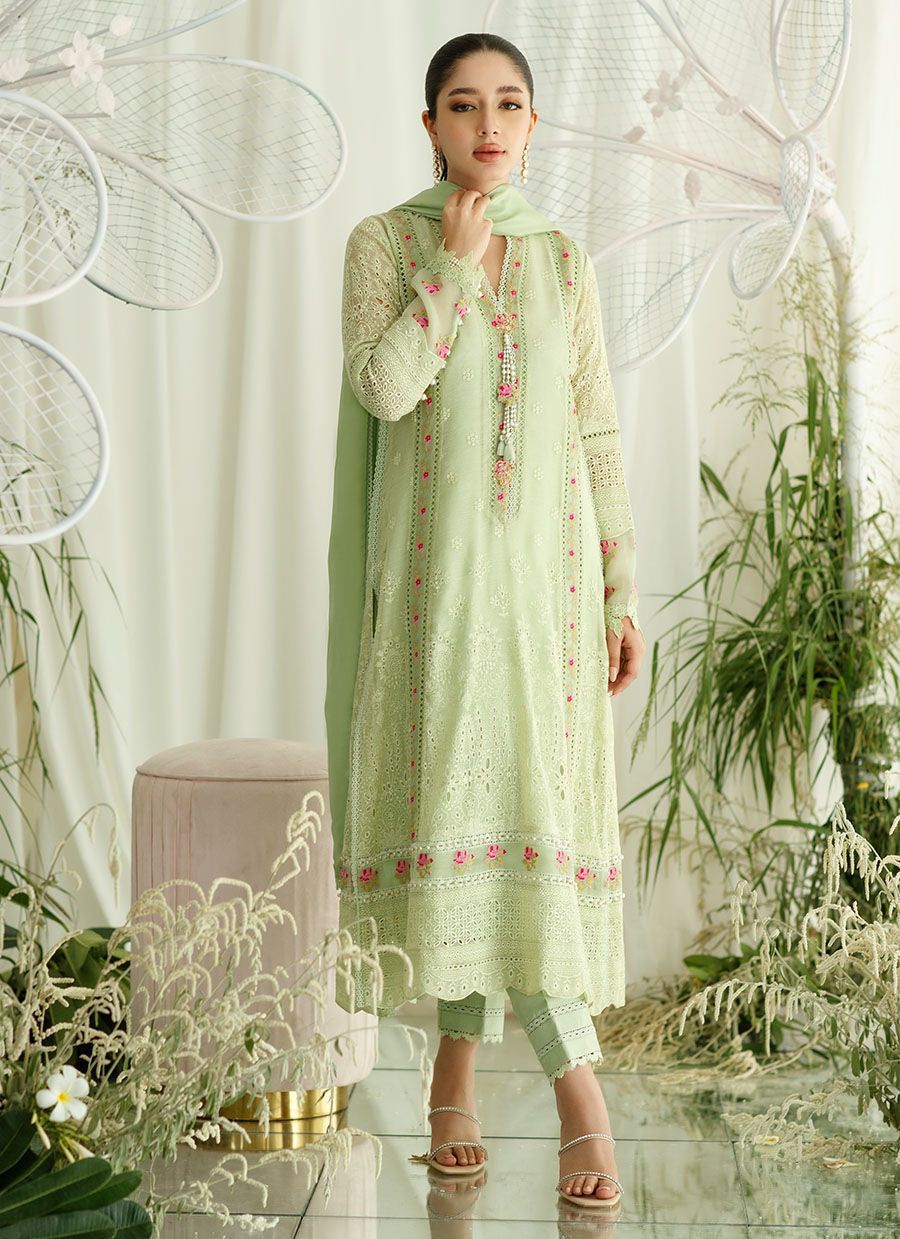 FARAH TALIB AZIZ 3pc Unstitched Wedding Winter Collection  Code:AZ 6067