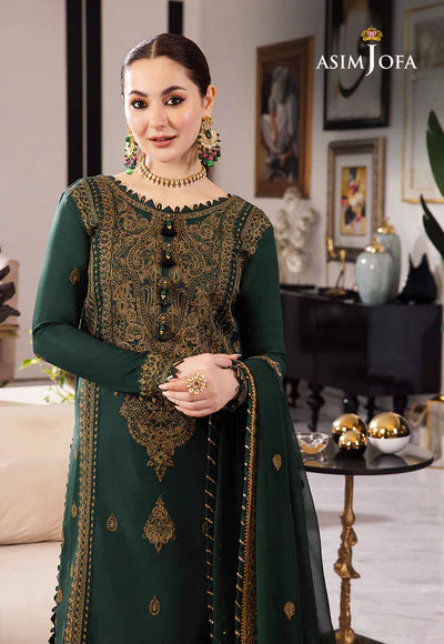 Asim Jofa  Hit Article 3Pc Unstitched Heavy In Winter Collection