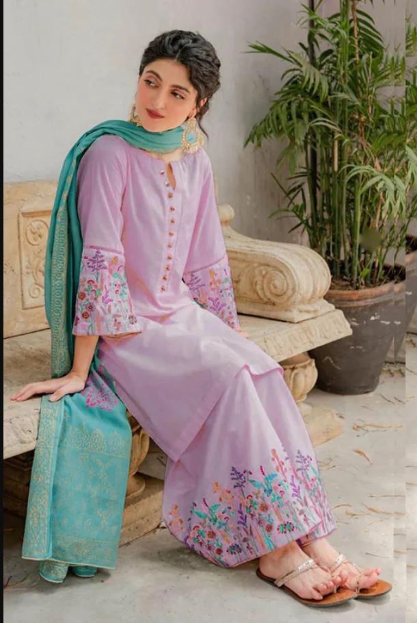 ASLING 3pc Unstitched Winter Collection AZ 2055